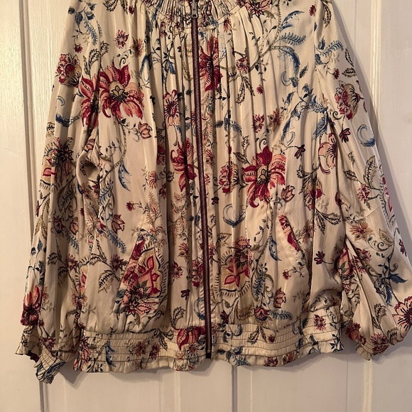 Women's Chico's floral reversible baseball style jacket, size 3 (XL/XXL) - Picture 2 of 14